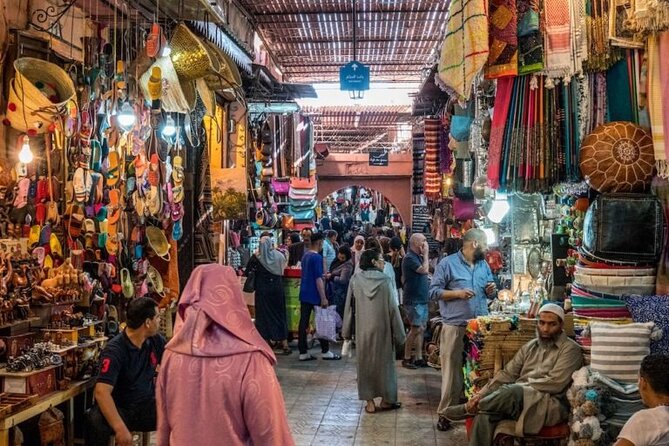 Private Marrakech excursion, camel ride or quad from Casablanca - Jemaa el-Fnaa and Souk Semmarine: where to eat, watch, and shop smart