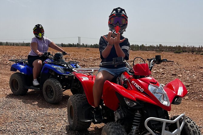 Quad tour to La Palmeraie de Marrakech - The ride itself: 2 hours in the Palmeraie and a mid-ride photo pause