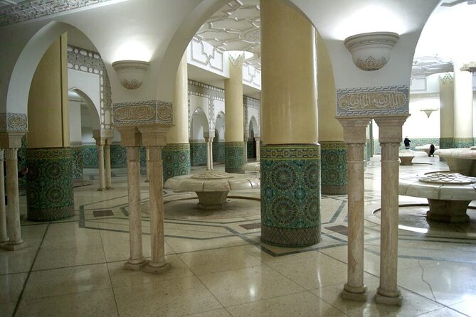 Skip the line Hassan II Mosque guided Tour entry tickets included - Your one-hour guided circuit inside Hassan II Mosque