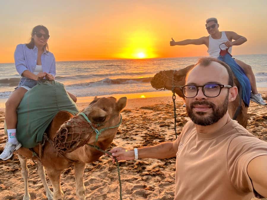 Tangier: Sunset, Tea, Sweets, Camel Ride, and Hercules Caves - Hercules Caves: Sea Color Through the Opening (and Why It’s Not a Huge Detour)