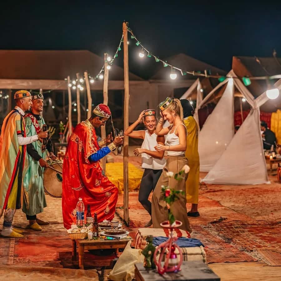 Unforgettable Desert Night: Dinner, Camel Ride & Quad Bike - Pickup, The Argan Oil and Tea Stop, Then Into the Desert
